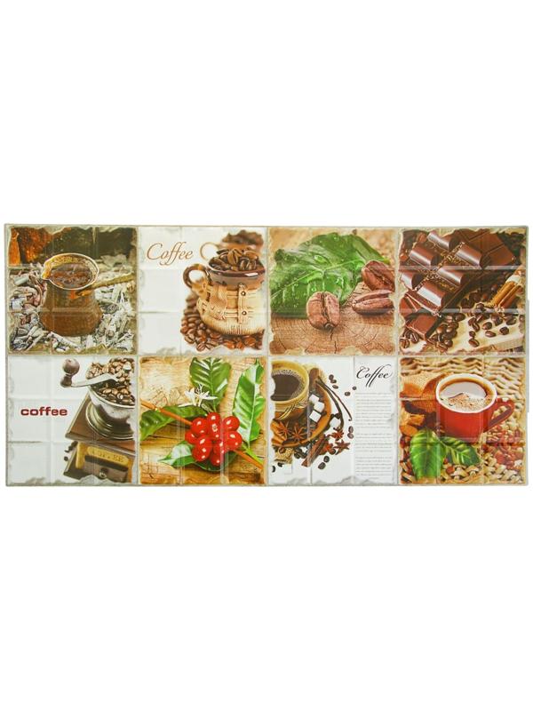 Панель ПВХ Граненый квадрат Арабика 960*480