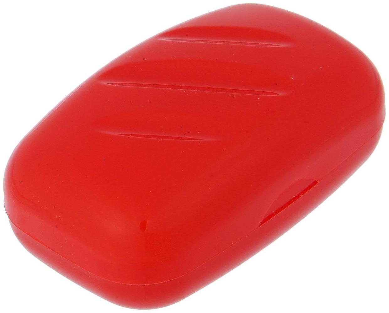 Мыльница дорожная, 11×6,5×4 см, цвет МИКС