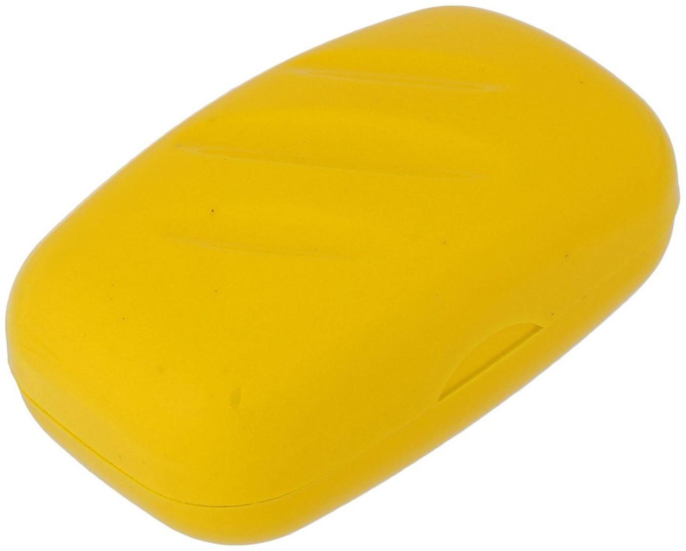 Мыльница дорожная, 11×6,5×4 см, цвет МИКС