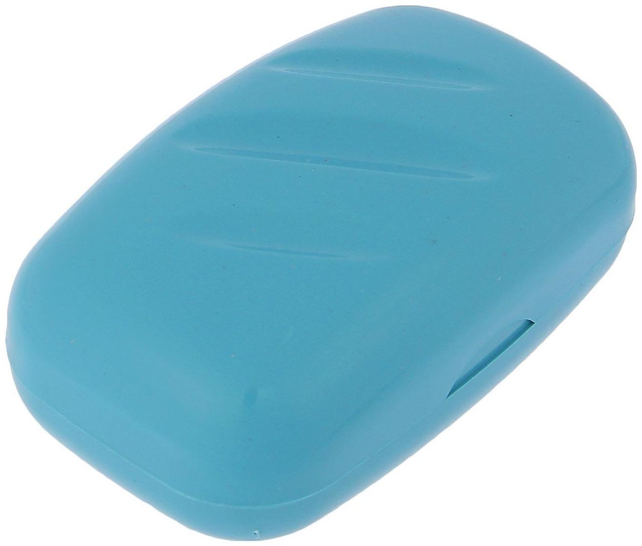 Мыльница дорожная, 11×6,5×4 см, цвет МИКС