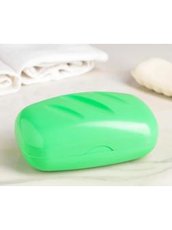 Мыльница дорожная, 11×6,5×4 см, цвет МИКС