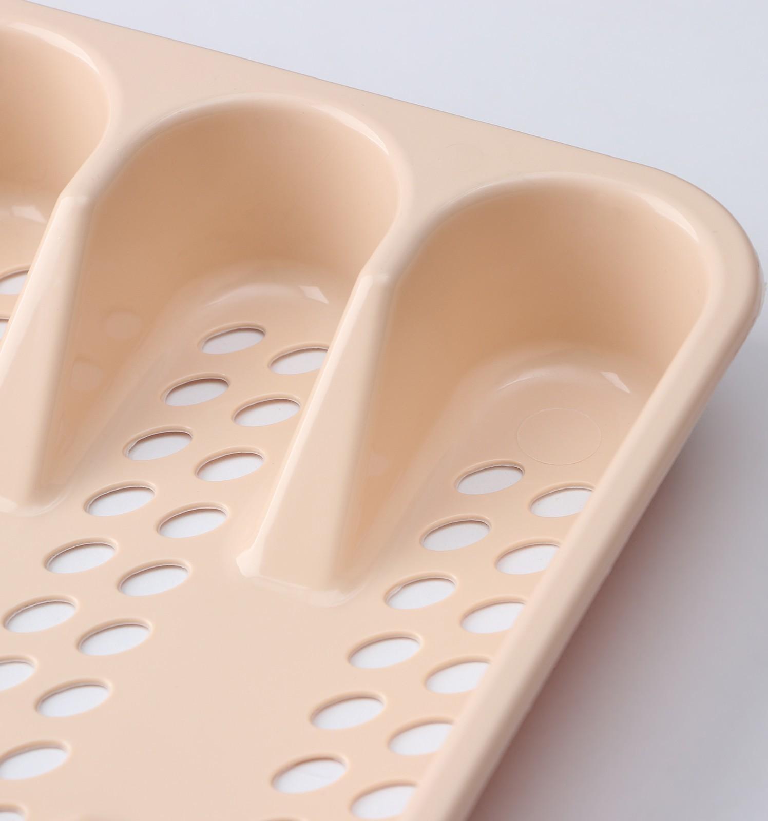 Лоток для столовых приборов, 33×26 см, цвет МИКС