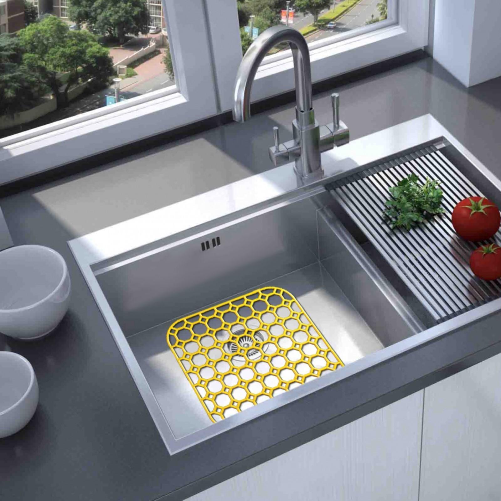 Решётка в раковину, 26×26 см, цвет МИКС