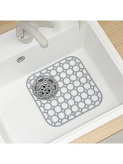 Решётка в раковину, 26×26 см, цвет МИКС