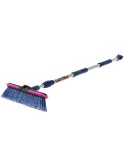 Щетка для мытья CA-601, телескопическая, 160 см, под шланг с краном регулировки подачи воды