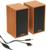 Компьютерные колонки 2.0 Perfeo CABINET PF-84, 2х3 Вт, USB, дерево