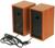 Компьютерные колонки 2.0 Perfeo CABINET PF-84, 2х3 Вт, USB, дерево