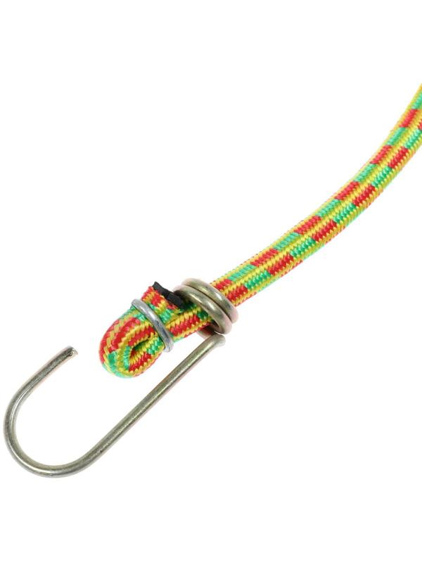 Резинка крепления TORSO 80 см, d 8 мм, металлические крючки, микс, набор 2 шт