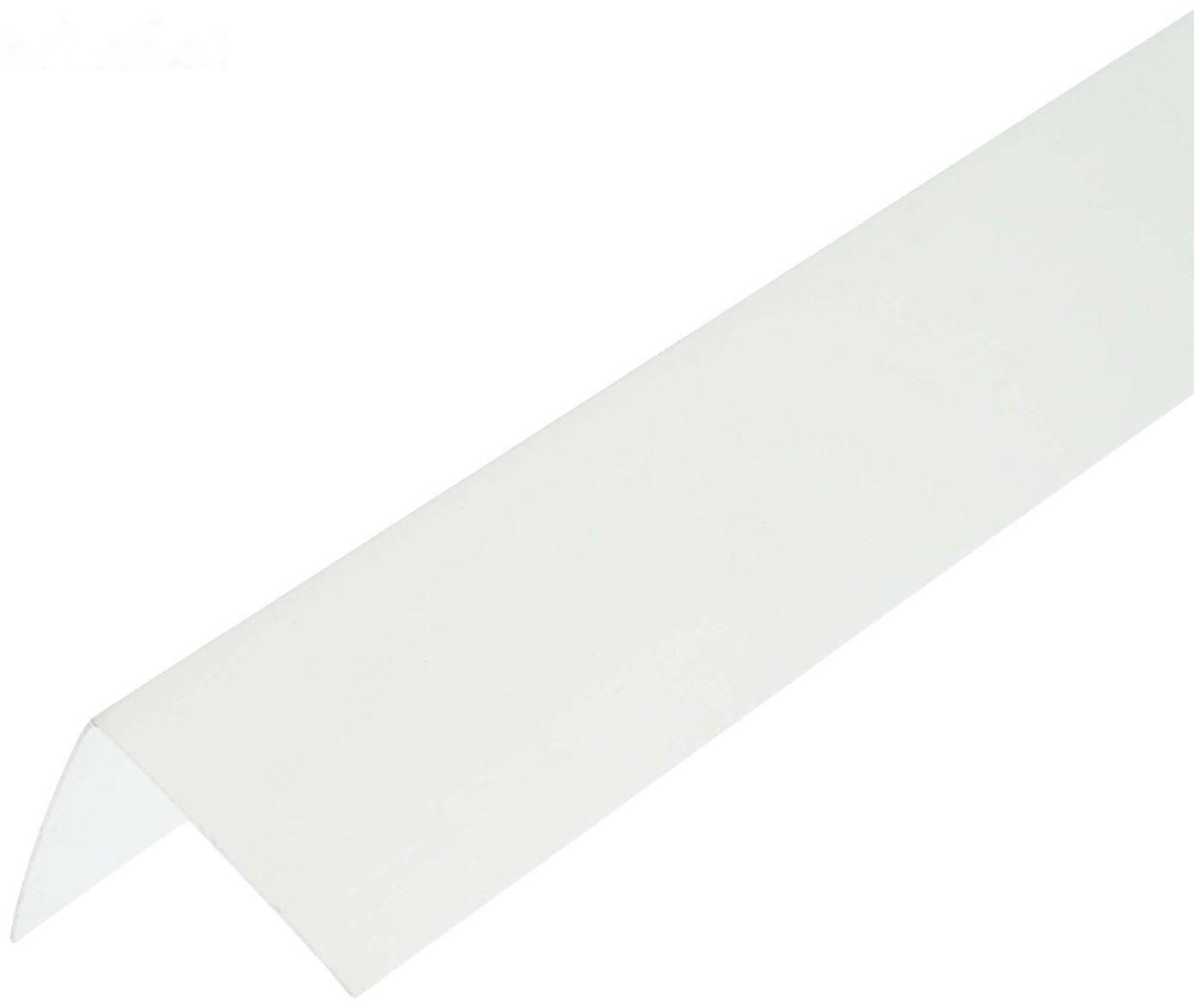 Уголок ПВХ белый 40х40х2700 мм