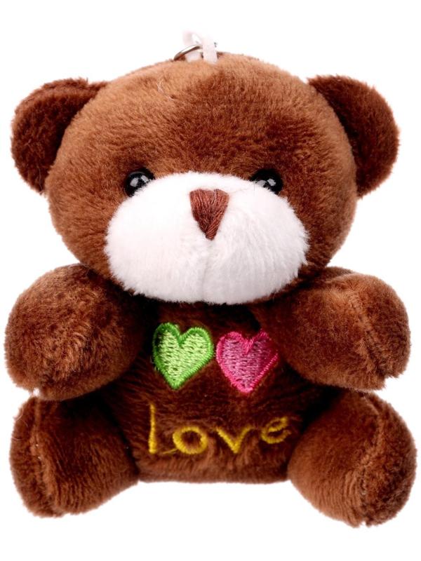 Мягкая игрушка «Мишка» на брелоке, цвета МИКС