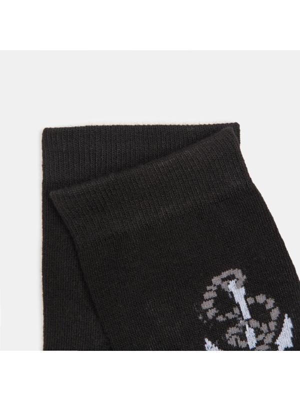 Носки мужские, цвет чёрный, размер 27-29