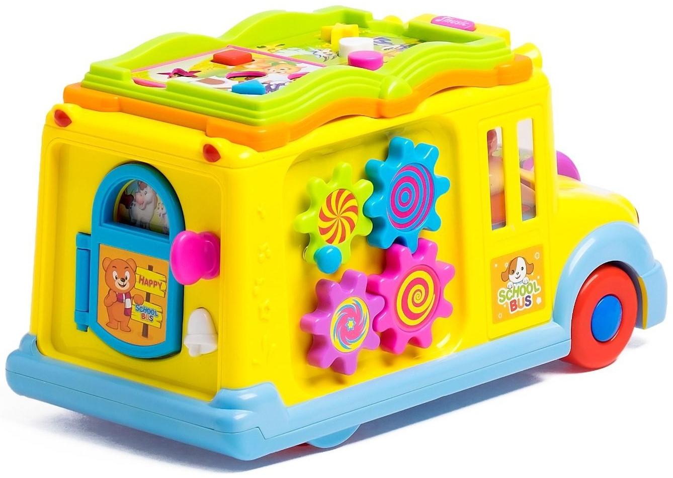 Развивающая игрушка «Автобус», световой и звуковой эффект