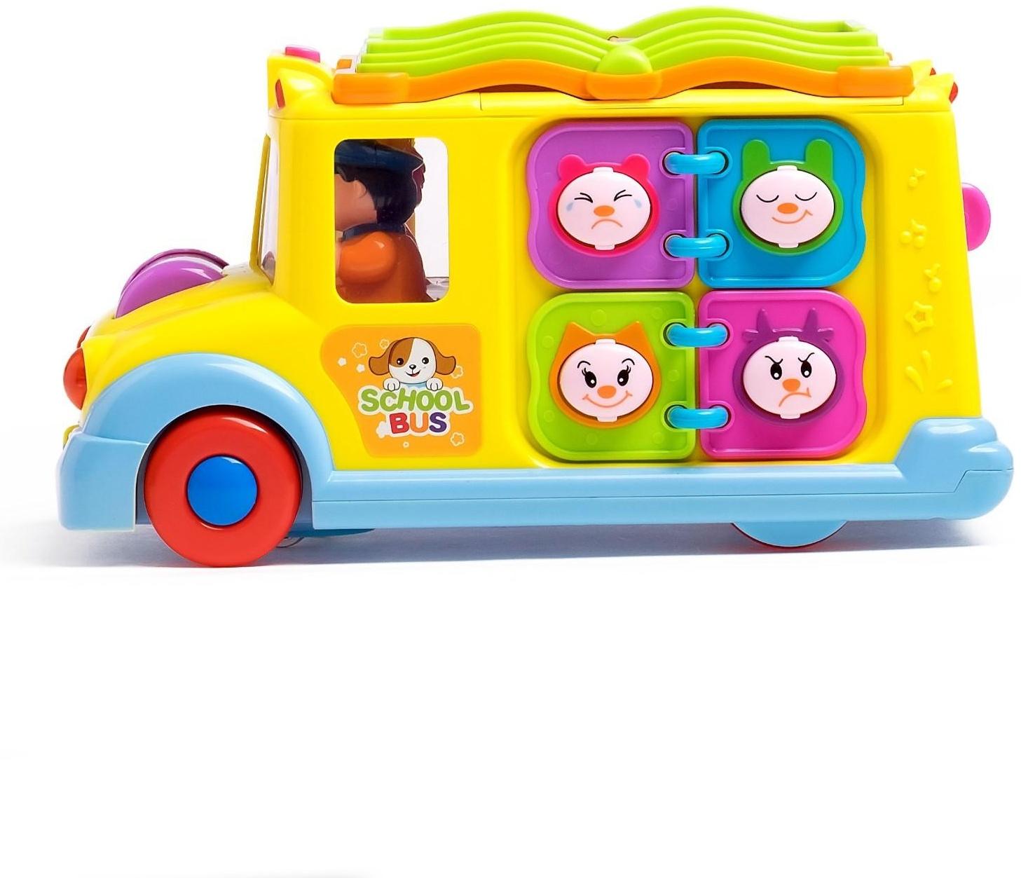 Развивающая игрушка «Автобус», световой и звуковой эффект