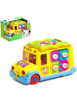 Развивающая игрушка «Автобус», световой и звуковой эффект