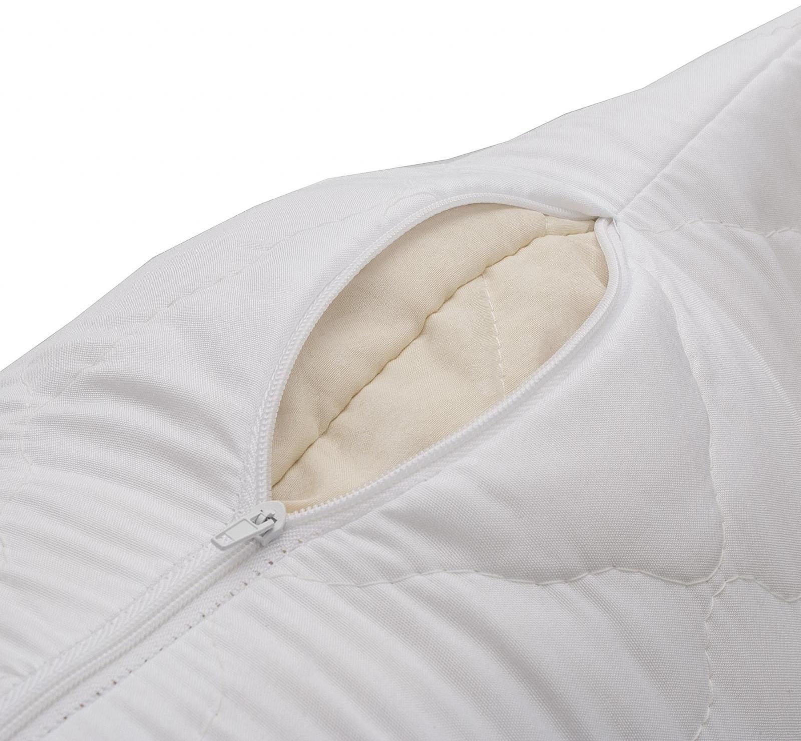 Чехол на подушку АТРА сменный стеганый на молнии 50х70см, 100% п/э, 100гр/м