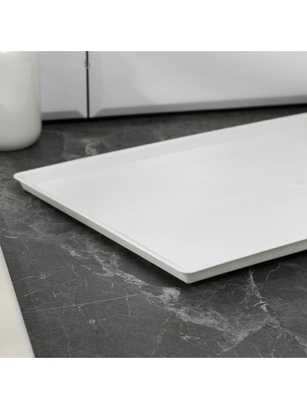 Поддон для посудосушителя, 37 см, цвет белый