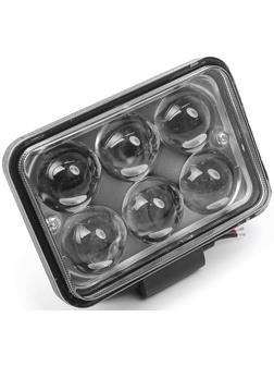 Противотуманная фара, 12 В, 6 LED, IP67, 6000 К, направленный свет