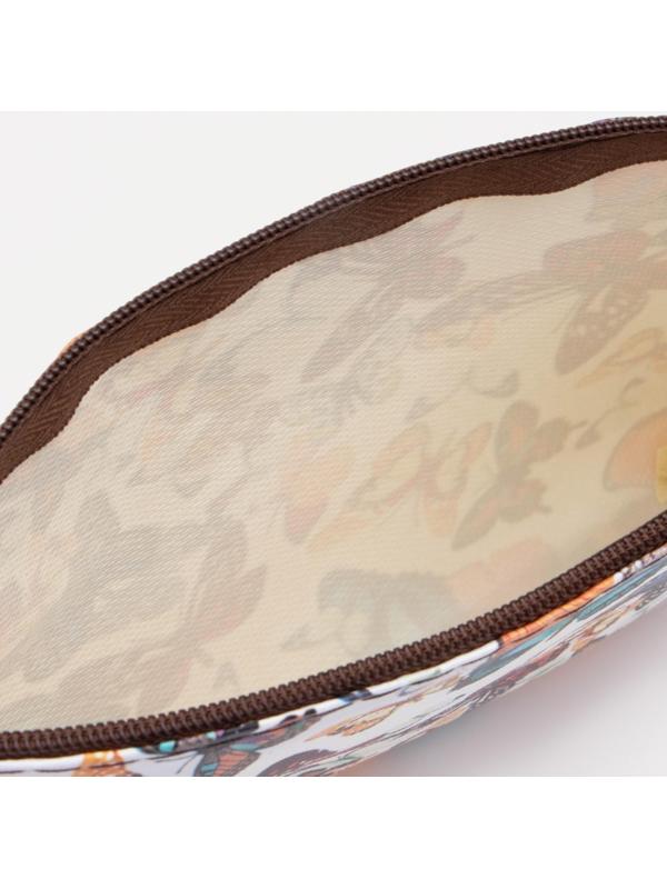 Косметичка на молнии, цвет белый/разноцветный