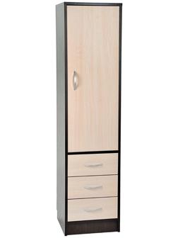 Пенал 400х400х1600 Венге темный/Венге светлый