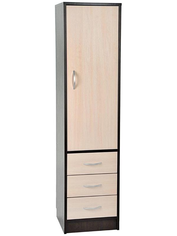 Пенал 400х400х1600 Венге темный/Венге светлый