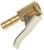 Наконечник насоса, быстросъемный, металлический, с клапаном, бронзовый, малый