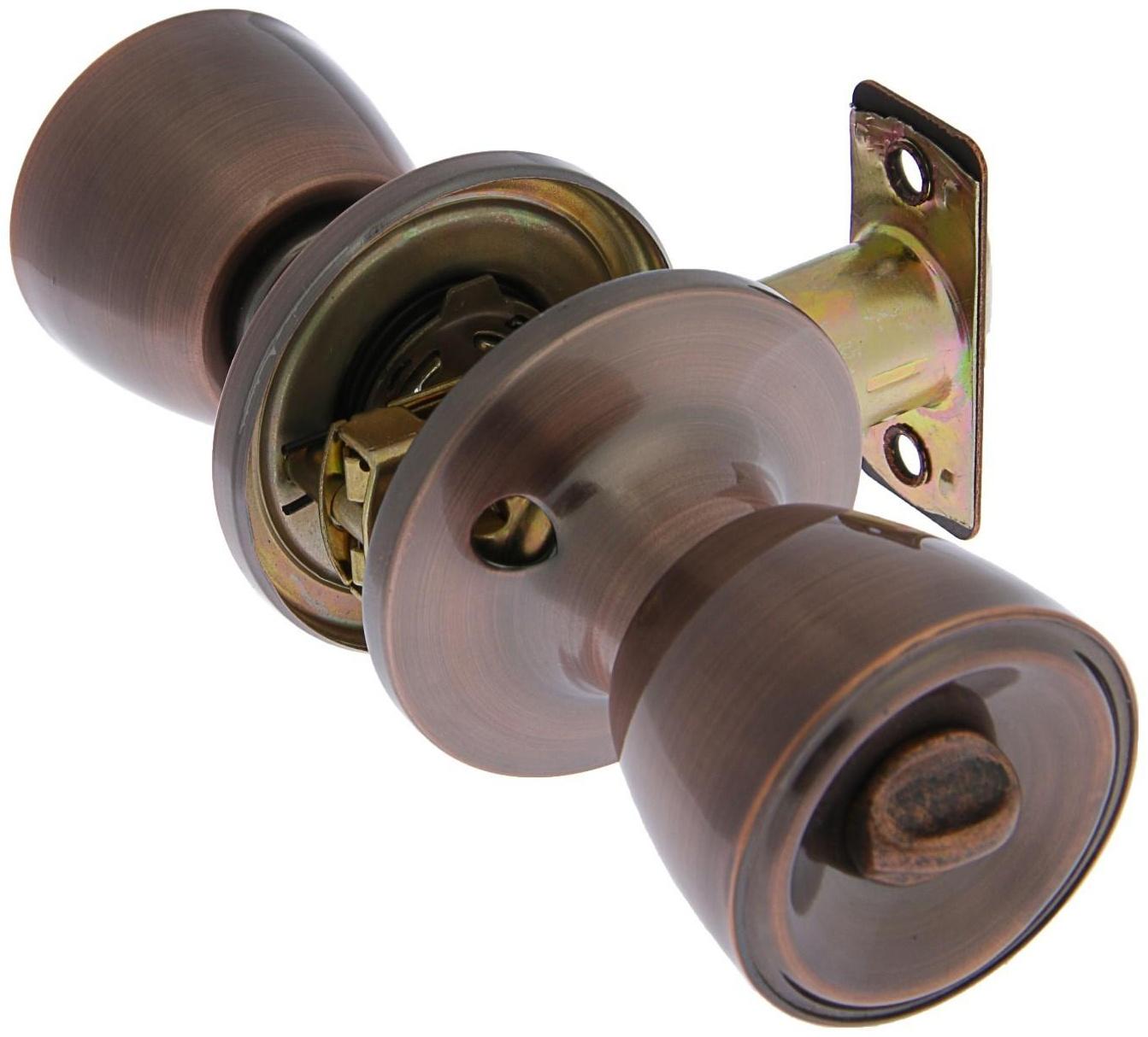 Защелка 1203, с ключом, цвет медь