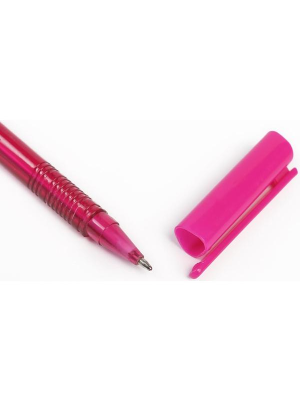 Набор ручек шариковых, 10 цветов, корпус треугольный, тонированный, в блистере на кнопке