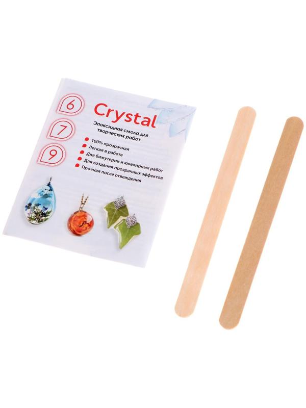 Эпоксидная смола Crystal 6: компоненты А, 120 г + В, 30 г + инструменты