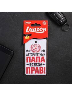 Ароматизатор в авто «Папа прав!», аромат: цитрусовый микс