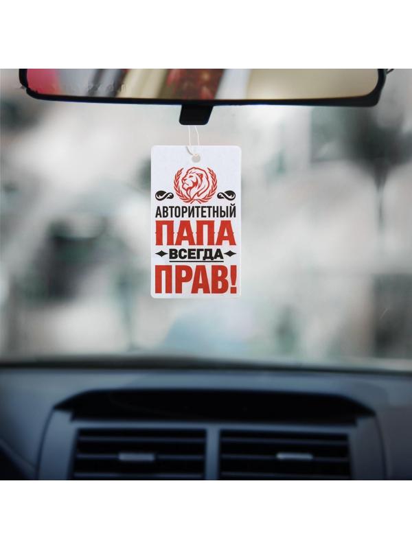 Ароматизатор в авто «Папа прав!», аромат: цитрусовый микс