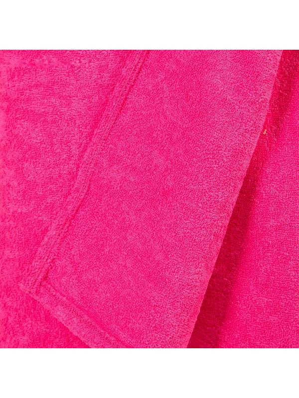 Набор д/сауны махр. жен. (Килт(юбка)(80х150+-2)+ чалма), цвет малиновый