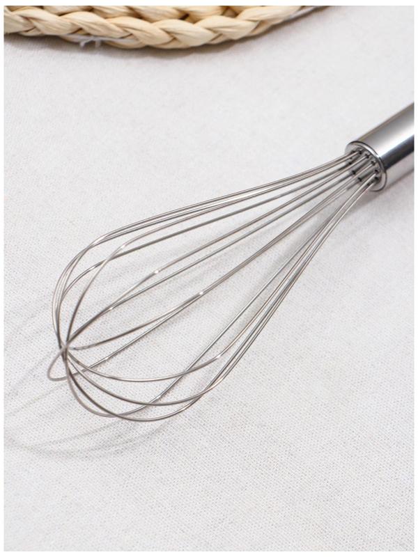 Венчик для взбивания Доляна «Стандарт», 25 см, цвет серебряный