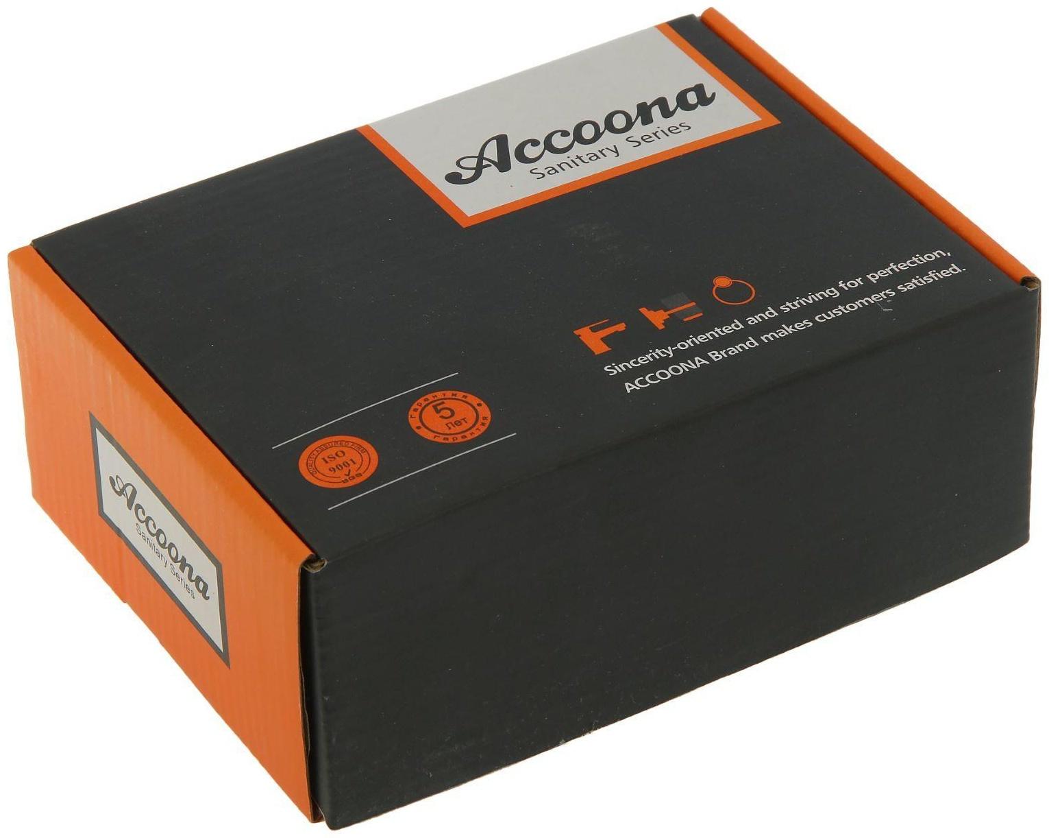 Смеситель для биде Accoona A3040, однорычажный, силумин, хром