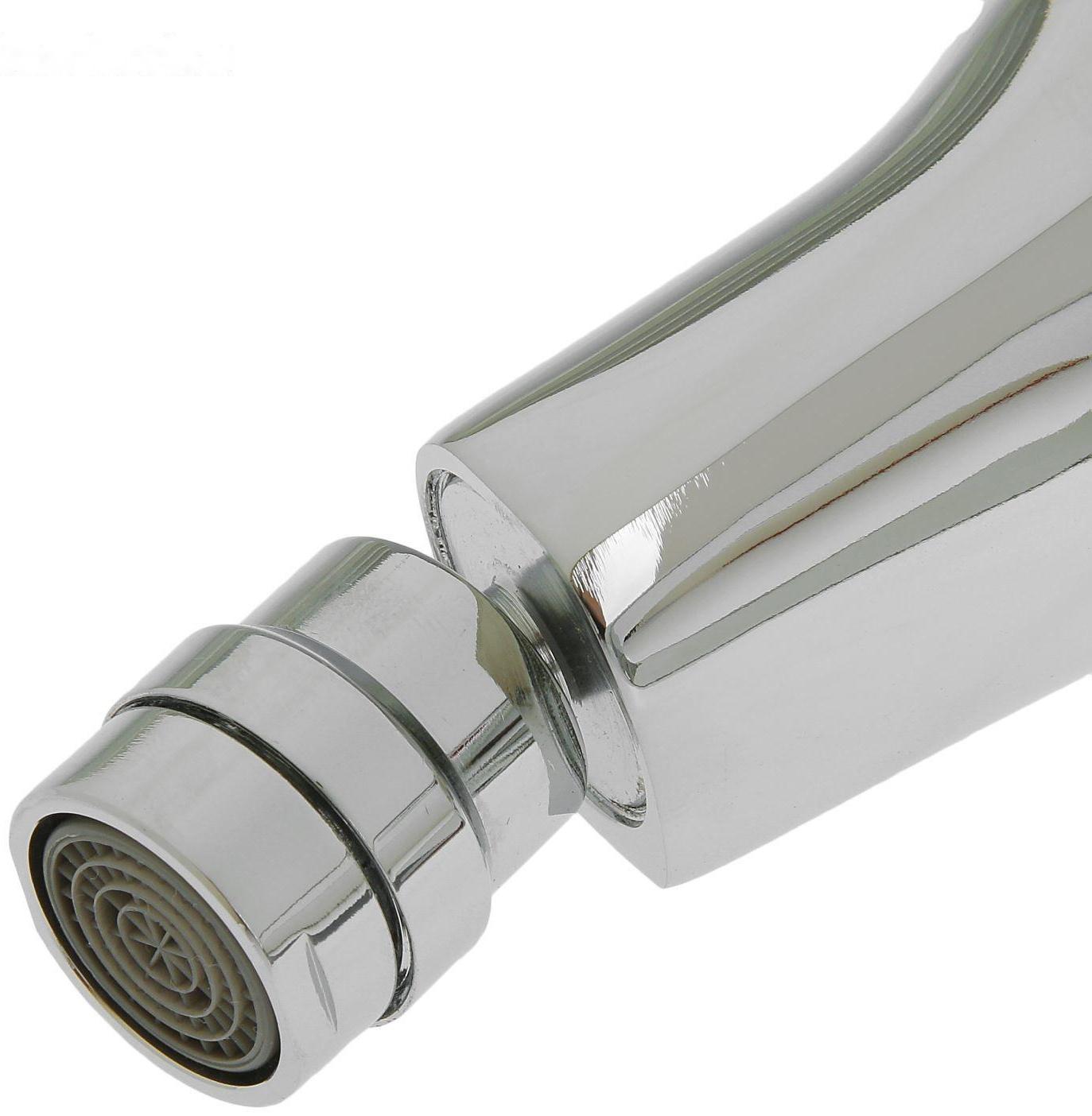 Смеситель для биде Accoona A3040, однорычажный, силумин, хром