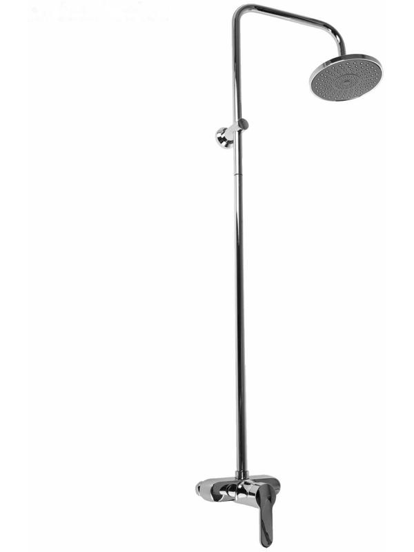 Душевая система Accoona A8392-1, однорычажная, с тропическим душем, хром