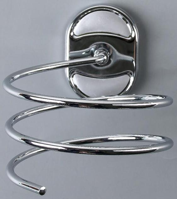 Держатель для фена Accoona A11214, 14×9,5×9 см, цвет хром, МИКС