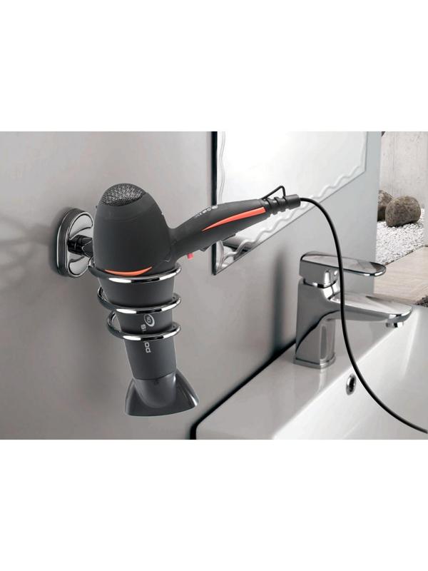 Держатель для фена Accoona A11214, 14×9,5×9 см, цвет хром, МИКС