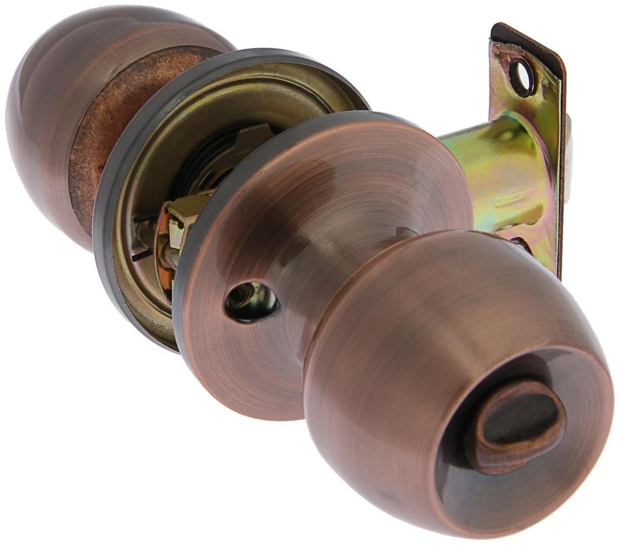 Защелка 1103, с ключом, цвет медь