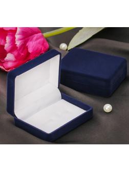 Футляр бархатный под серьги/запонки 