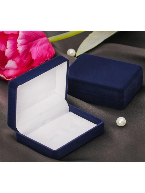 Футляр бархатный под серьги/запонки 