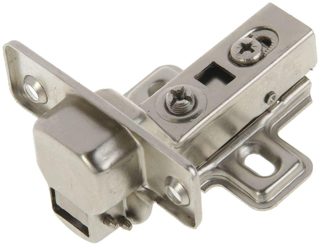 Петля мебельная вкладная, Clip-on, с доводчиком