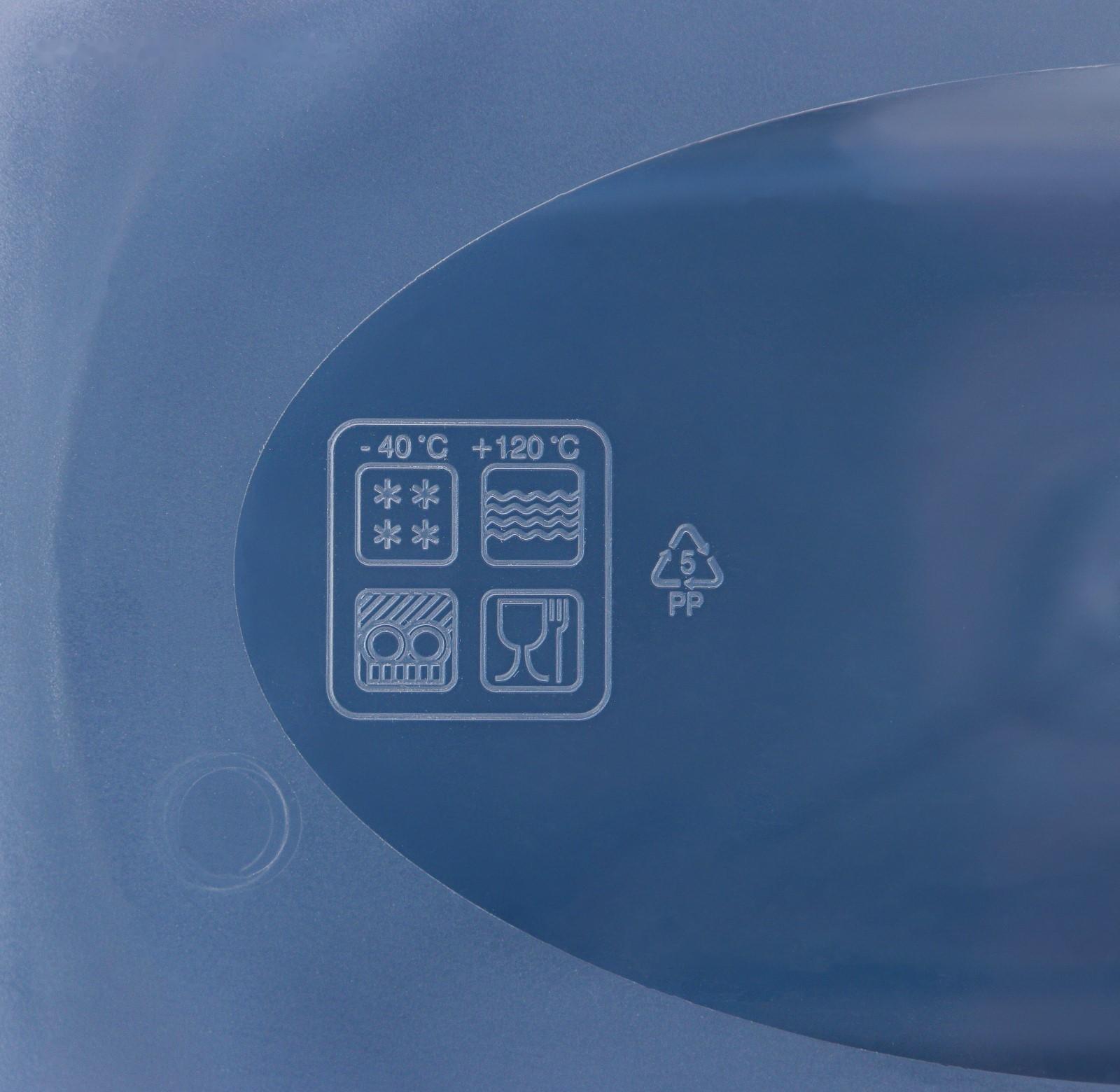 Набор прямоугольных контейнеров для замораживания продуктов «Морозко», 1 л , 3 шт, цвет МИКС