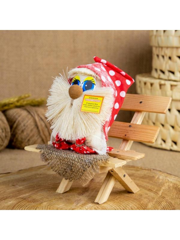 Оберег «Кузя принесёт счастье и достаток», микс