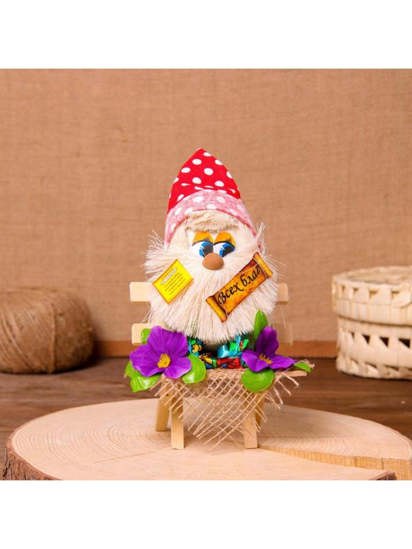 Оберег «Кузя принесёт счастье и достаток», микс