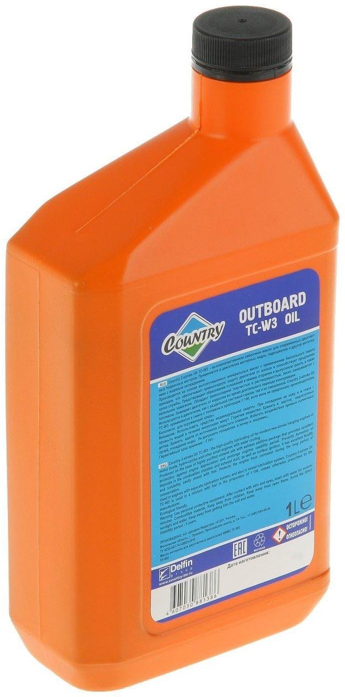 Масло двухтактное Country минеральное TC-W3, 1 л