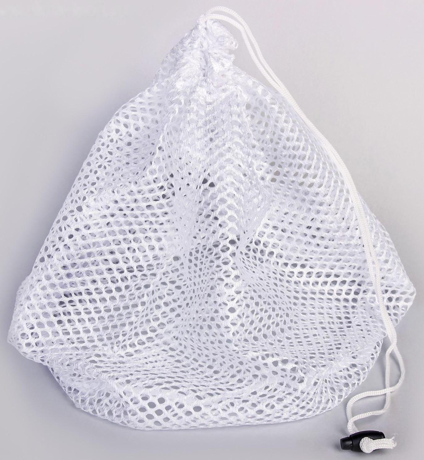 Мешок для стирки белья Доляна, 30×40 см, крупная сетка, цвет белый