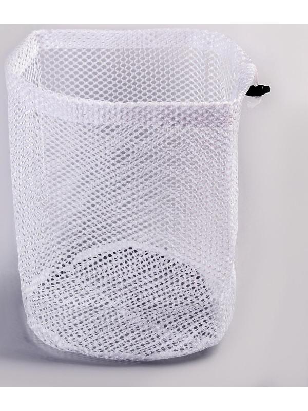 Мешок для стирки белья Доляна, 30×40 см, крупная сетка, цвет белый