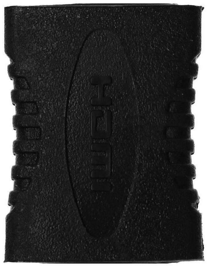 Переходник LuazON PL-004, HDMI (f) - HDMI (f), черный