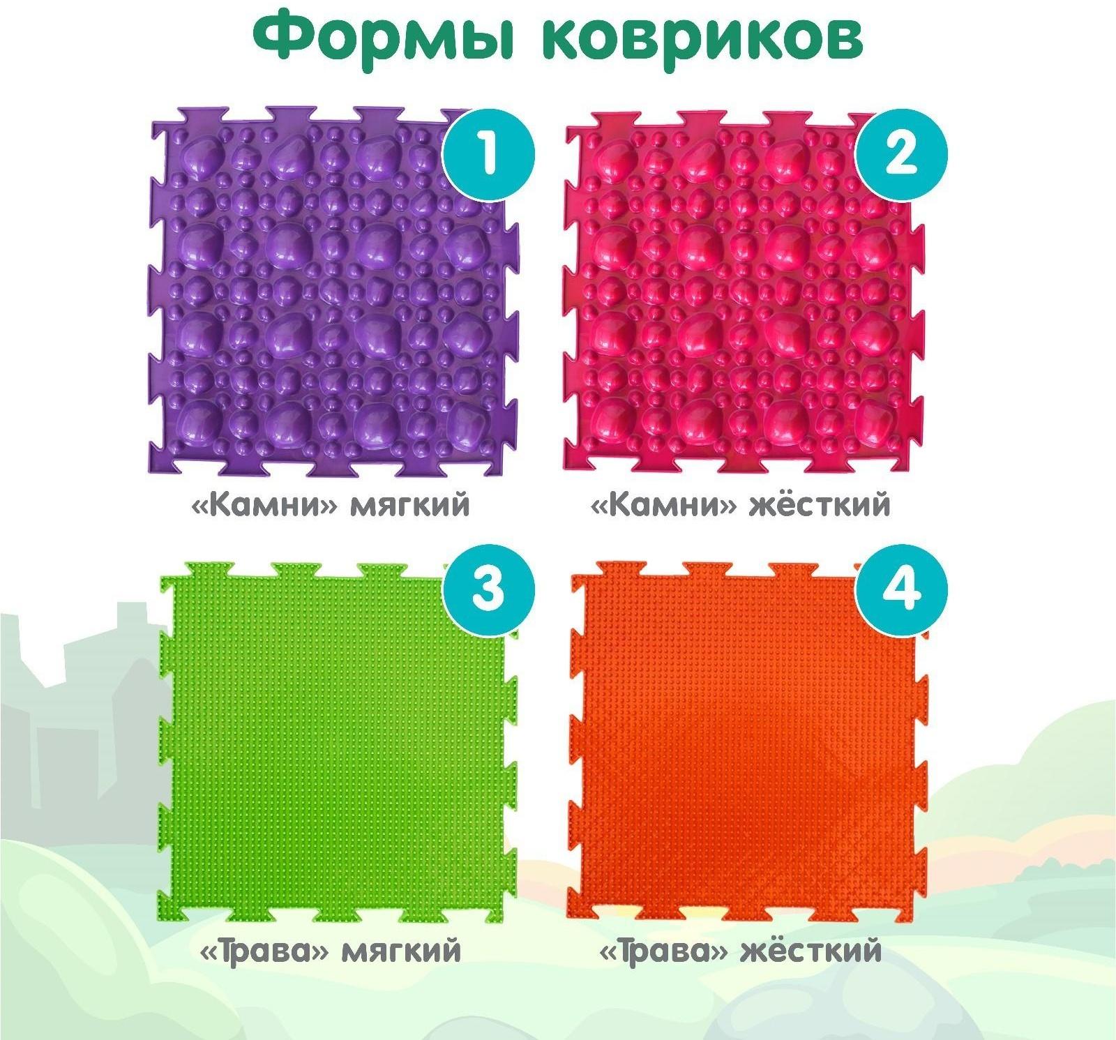 Модульный массажный коврик ОРТОДОН, набор №1 «Универсал»