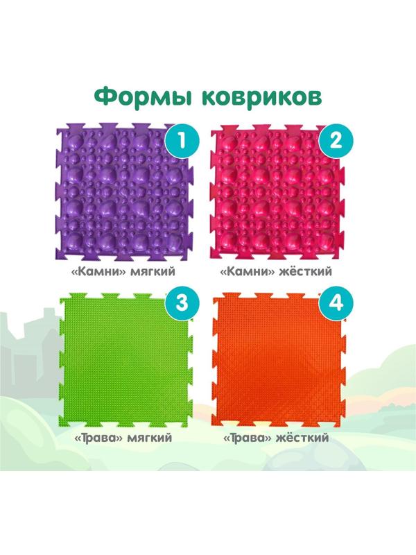 Модульный массажный коврик ОРТОДОН, набор №1 «Универсал»